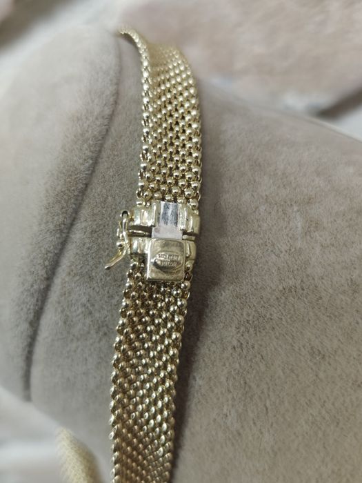 Lanț/ colier aur 14k43.3gr  cu diamante naturale (r)