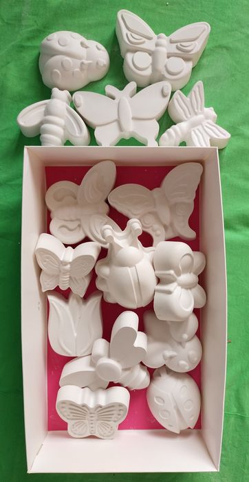 Фигурки раскраски из гипса