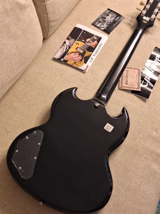 Chitară Epiphone SG Pro G-400 Ebony – Nouă/Nefolosită + Husă & Accesorii Originale