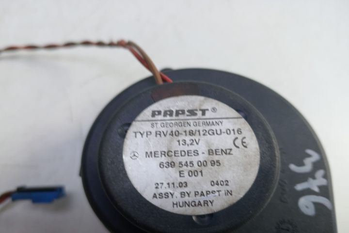 Ventilator auxiliar   pompa aer secundara 6395450095 Mercedes-Benz Vi