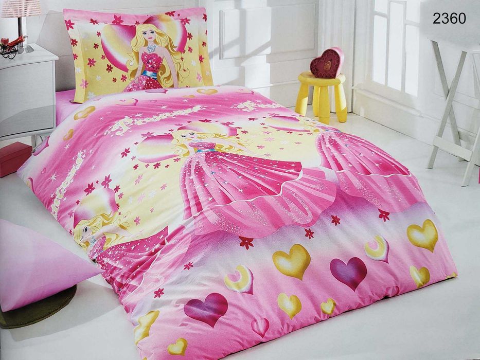 Детско спално бельо ранфорс Маша,Мики,Барби,Маккуин
