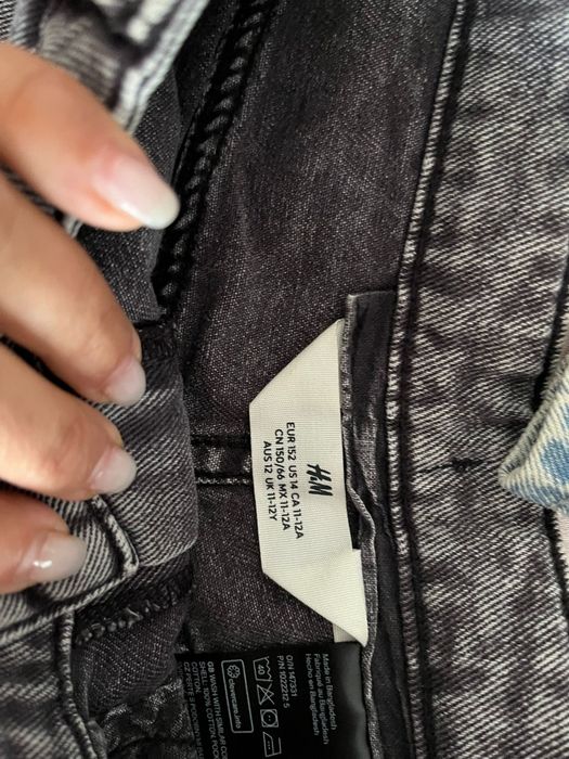 Pantaloni scurti de blugi + fusta, marimea 152 / 158, XS / 32