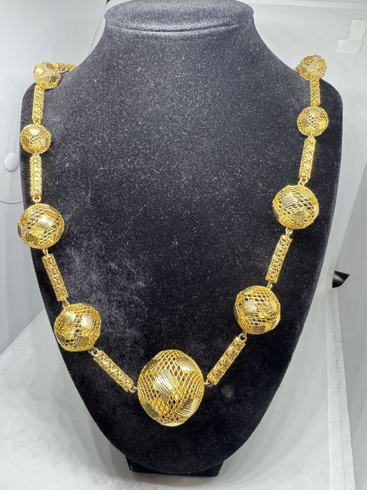 80е/гр дамски златен синджир колие 30гр 14к 585