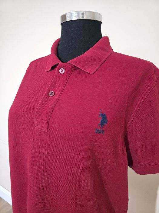 Tricou barabti cu guler polo tricou us polo marime M