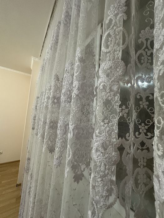 Шторы радуга и тюль , высота 2,70 см