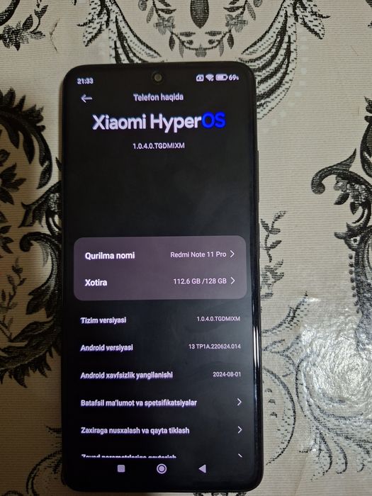Redmi note 11 pro sotiladi