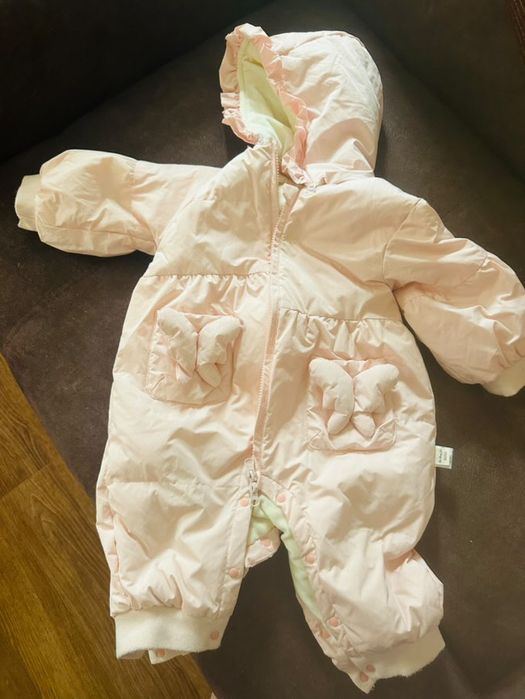 Детский комбинезон,розовый, р-р80