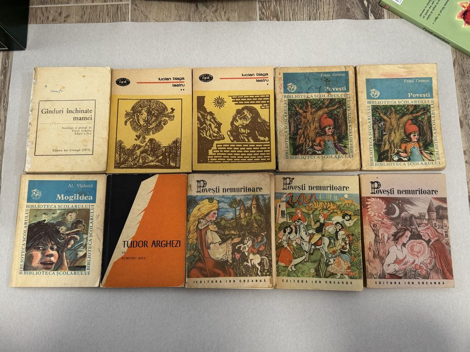 Cărți vechi beletristică