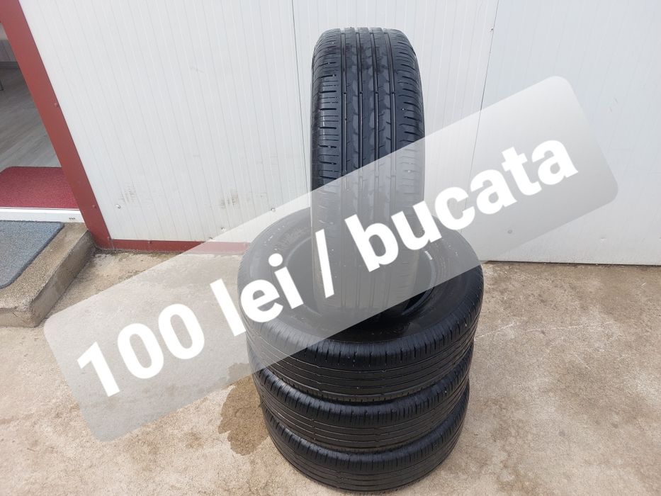 100 lei bucata! Set anvelope de vara 215 65 16 Continental dot 2021