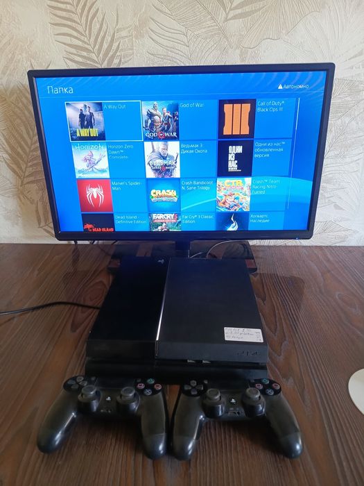 Ps4 1TB 5.05 goldhen vzlom versiya +40 ta oʻyin