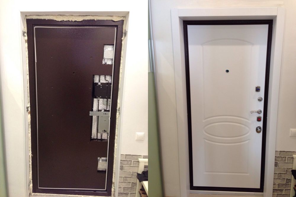 реставрация железных дверей