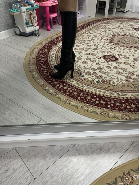 Женские кожанные сапоги