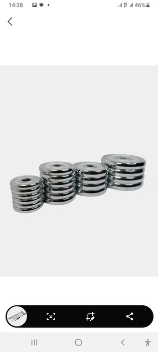 55kg 6tasi bitta gantellar to'plami