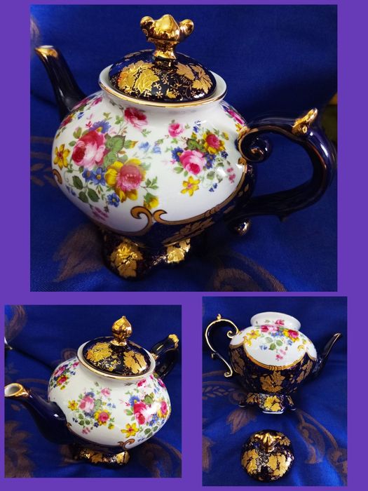 Чайник,коса, фарфор СССР