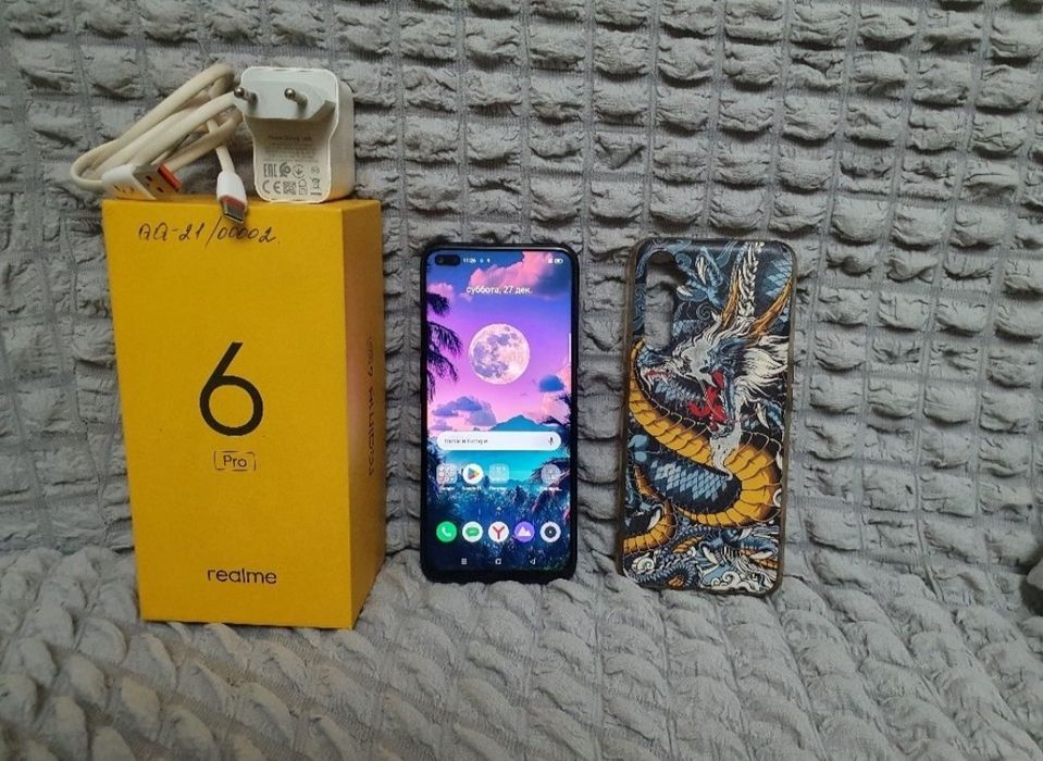Srochna sotiladi Realme 6 Pro 8/128GB Orginal Karobka dakument Bor