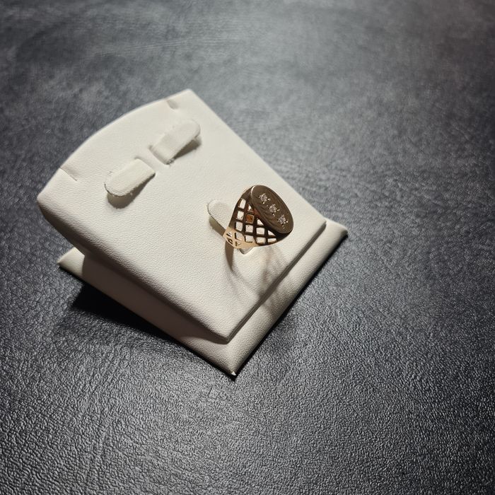 Кольцо Золотое с Бриллиантами СССР