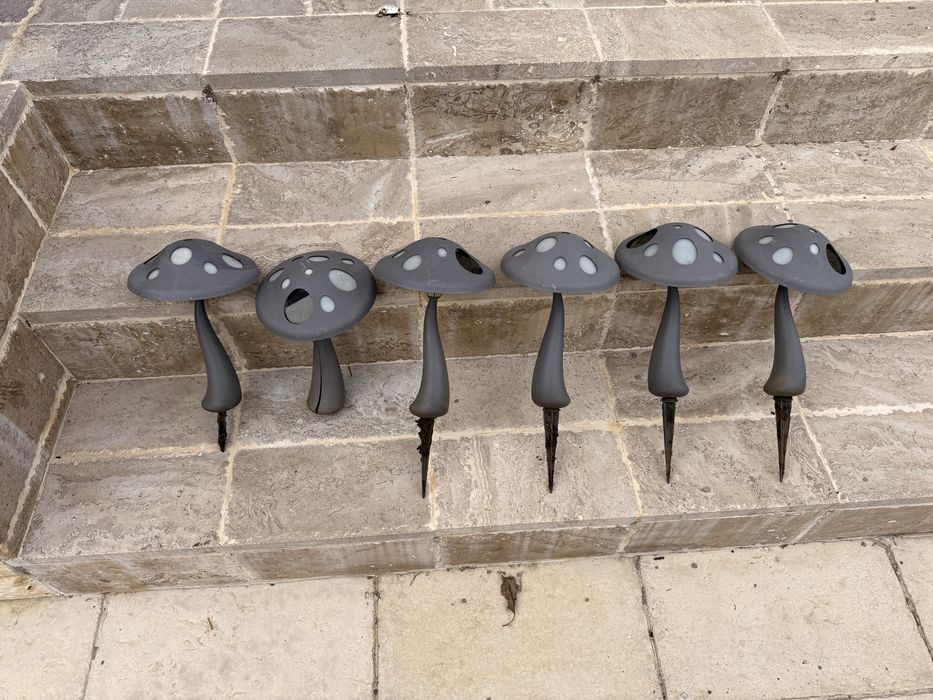 Lampa Solara Ciuperca (6 Buc) - Led Multicolor