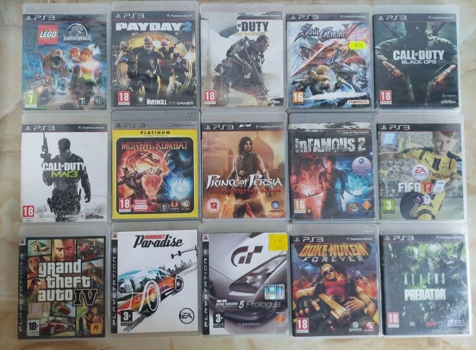 [PS3] Vând 111 jocuri originale pentru PlayStation 3 //poze reale