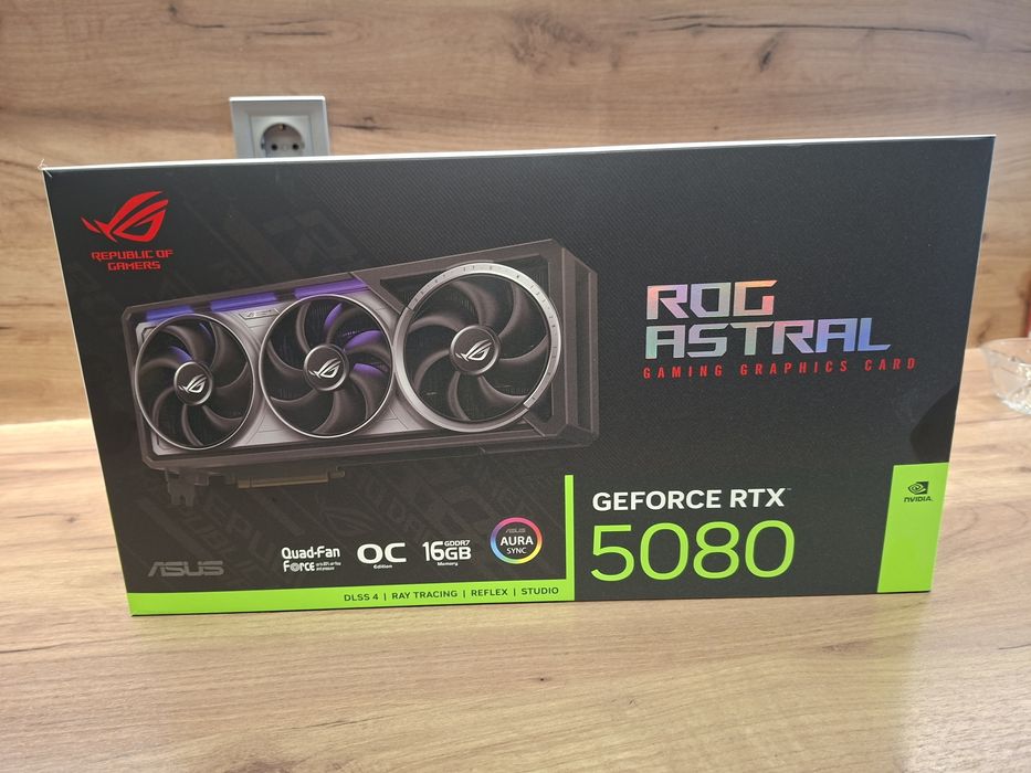 Видео карта ASUS ROG GeForce RTX 5080 16GB ASTRAL OC