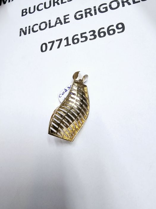 Vand pandantiv din aur 14 k 3.96 g cod 301