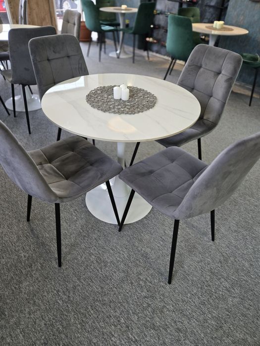 Masa rotunda 80cm cu 4 scaune