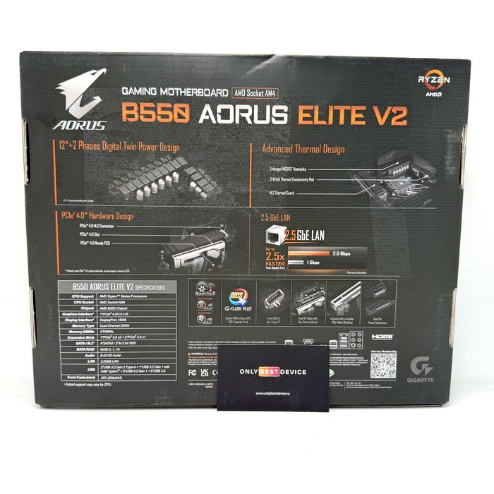 Placa de bază Gigabyte B550 Aorus ELITE V2 Socket AM4