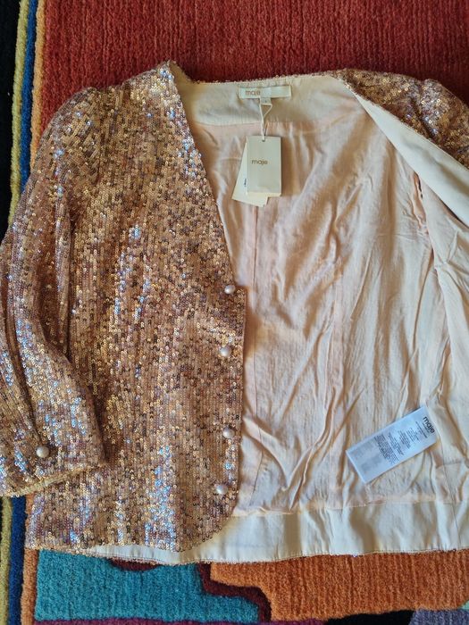 Маркова блуза с пайети MAJE