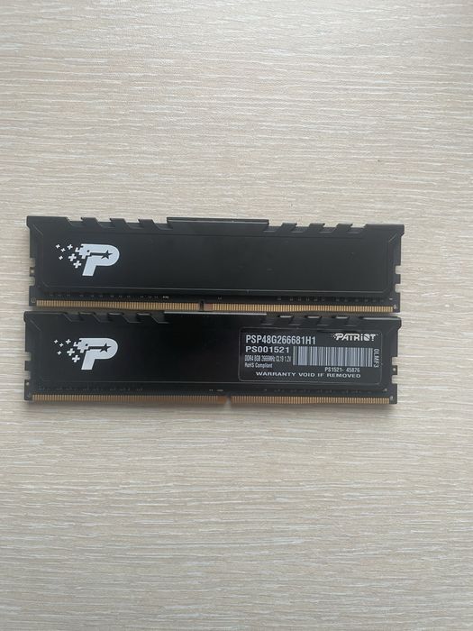 RAM DDR4 2666mhz 16GB Patriot Signature 2x8 cl19