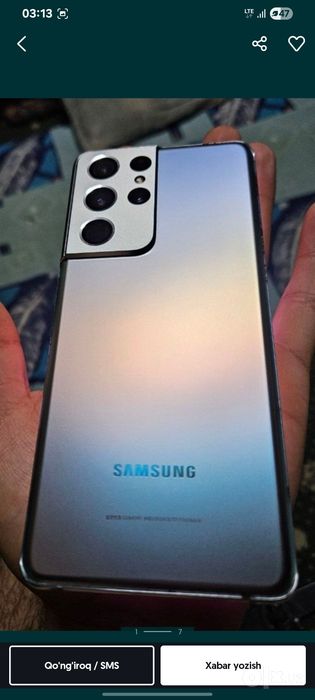 Samsung S21 ultra  batareykasi 5000 mAs yangi ideal