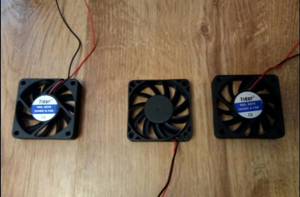 Cooler (ventilator) 12 V DC 60 x 60 x 10 mm, NOU !