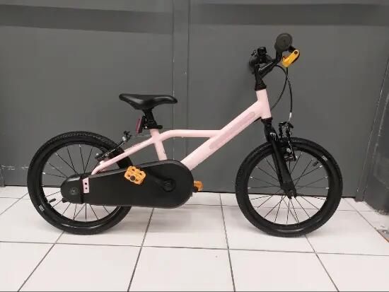 Bicicletă 16 inch 4-6 ani Discover 500 Roz - (SecondHand) Decathlon