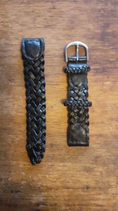 каишка за часовник естествена кожа ретро антикварна