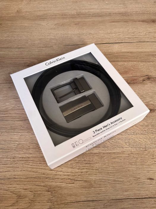 Мъжки подаръчен комплект колан Calvin Klein 045 !