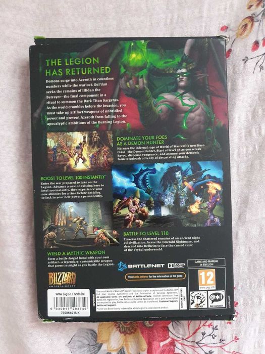 World of Warcraft Legion Expansion Set PC