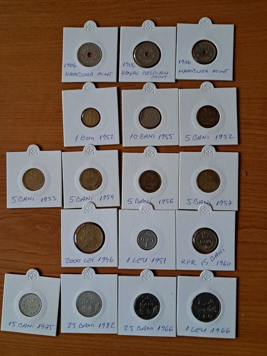 Lot monede romanesti vechi