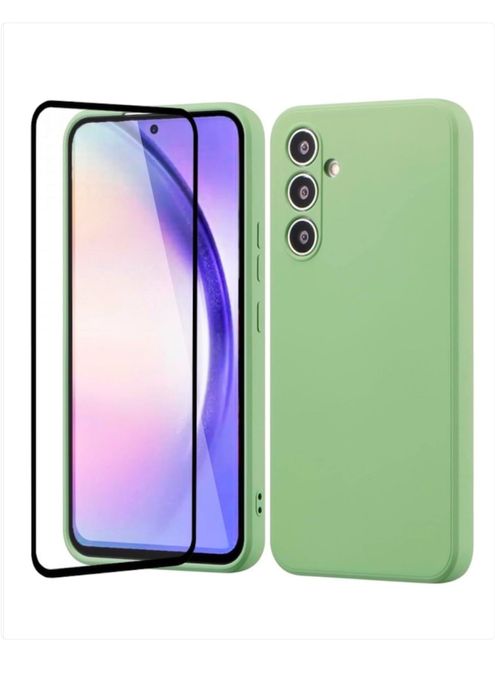 Samsung A21S/A32/A34/A35/A16/A06 Husa Silicon Inter Fin + Folie Sticla