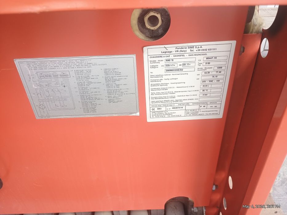 Centrala electrica pe gaz SIme RMG70