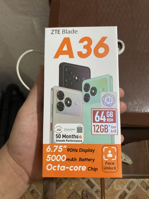 Zte a36 новый,запечатан