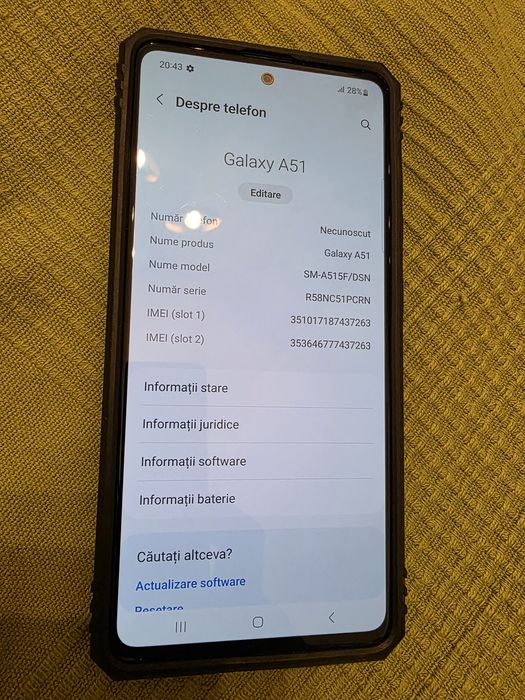 Samsung Galaxy A51 dualsim Black
