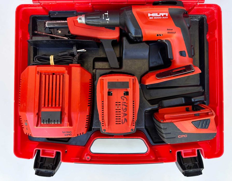 Hilti SD 5000-A22 - Винтоверт за гипсокартон перфектен!
