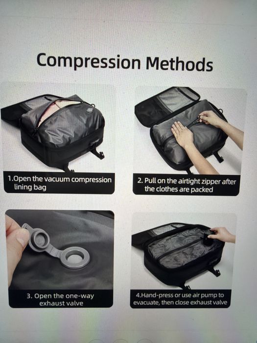 Rucsac vacuum wizzair 42 x 30 x20 (compresie