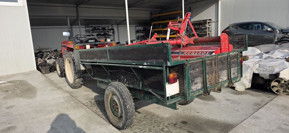 YANMAR F.18D. 4x4 cu plug+freză+remorcă basculabilă .