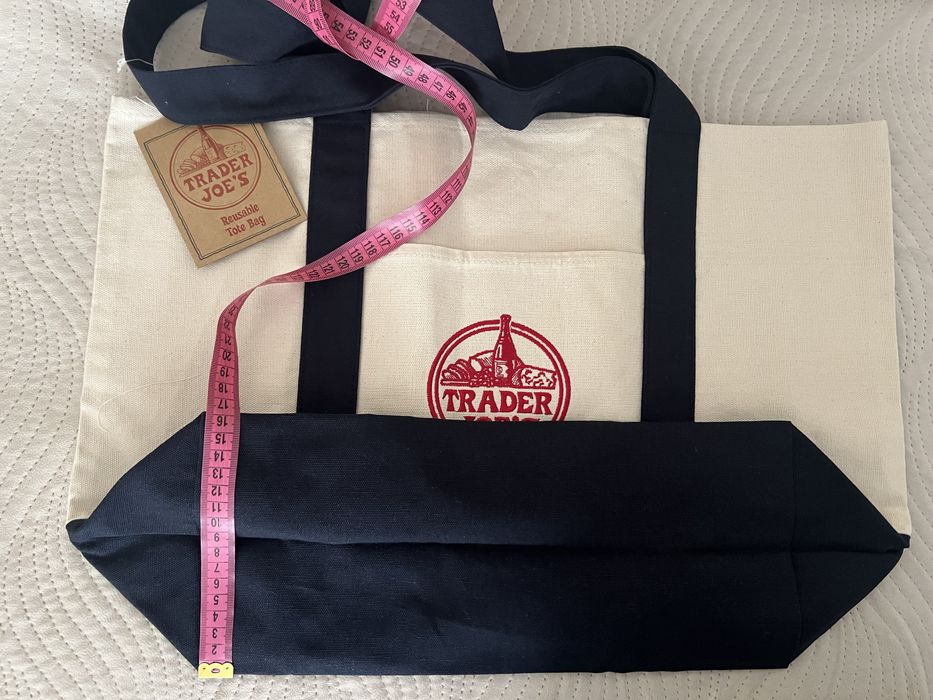 Sacosa/Tote bag Trader Joe”S noi cu eticheta