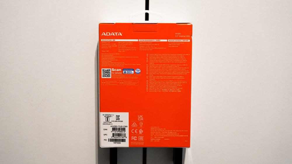 HDD Extern ADATA HV320 1TB NOU Sigilat
