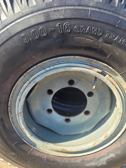 Jante complecte Remorcă, Michelin 10.00 R15 /9.00-16 (18ply) 6prezoane  (5000 kg/anvelopă)