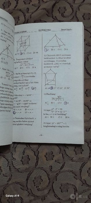 Matematika testlar