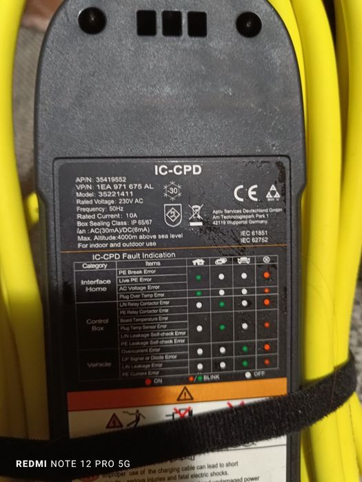 Cabluri electrice de încărcare / mufa typ 2 / stații de  încărcare /