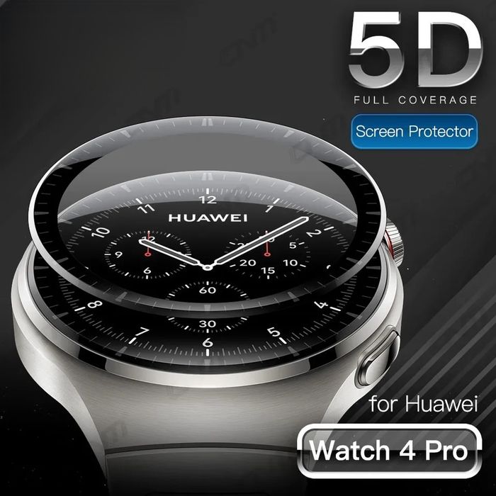 5D Протектор за Дисплей за Часовник Huawei Watch GT3 Pro 46mm 46мм 43m