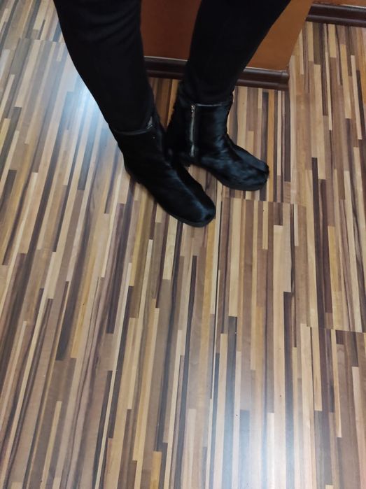 Cizme damă blană naturală, mărimea 38