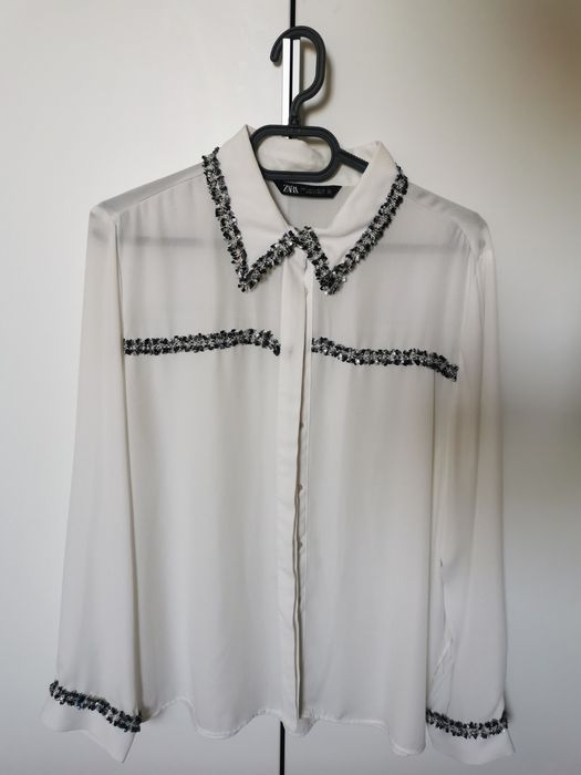 Бяла риза ZARA, размер L